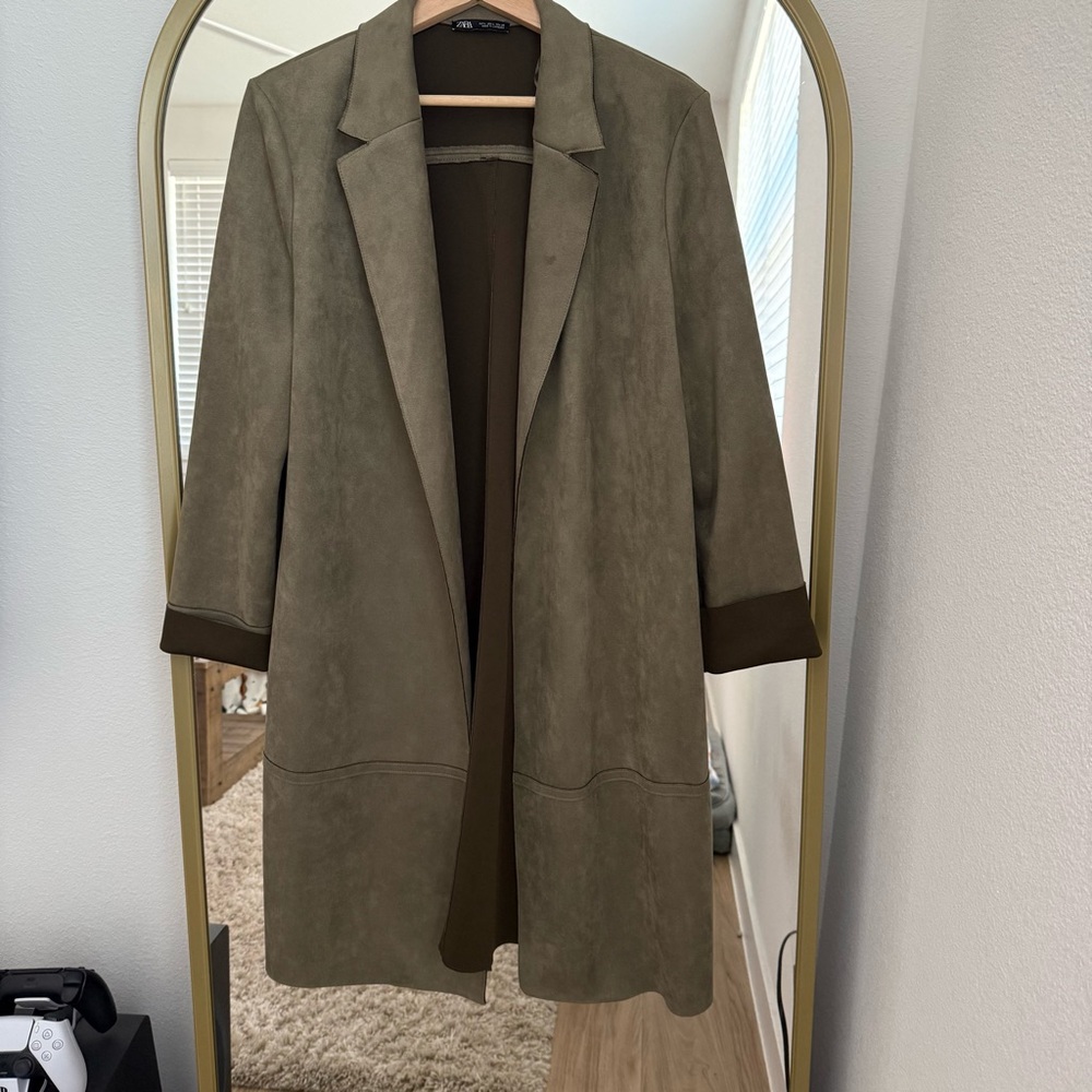 Women's Olive Green Zara Jacket - Picture 3 of 4